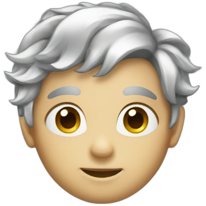 Silver sparkles emoji