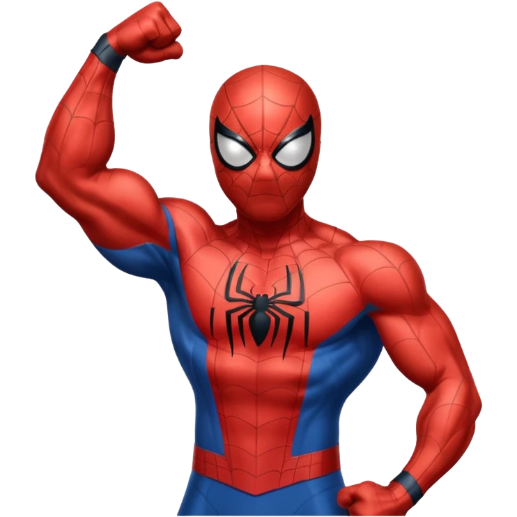 Spider-Man flexing his muscles emoji