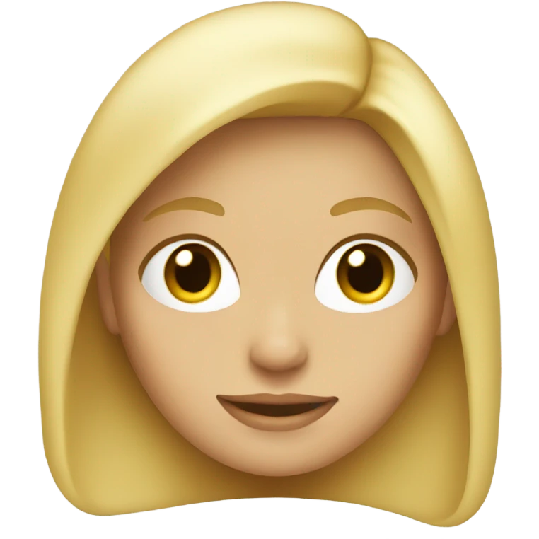 Blonde girl emoji