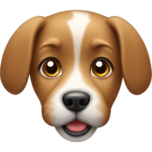Cute dog puppy emoji