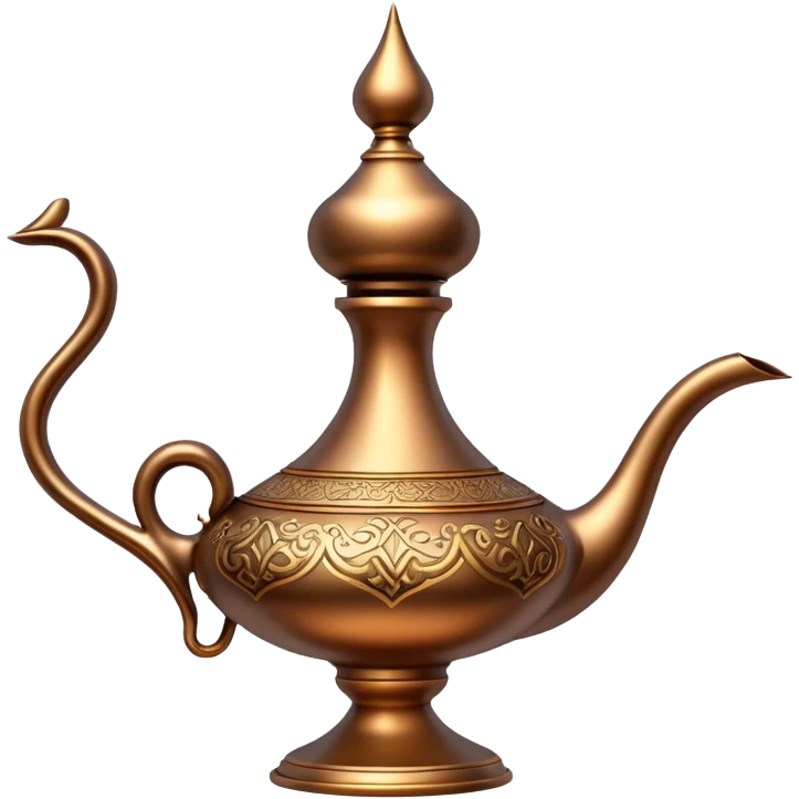 Genie lamp aladdin emoji
