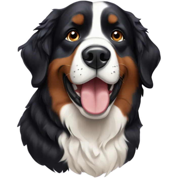 Bernese mountain dogs emoji