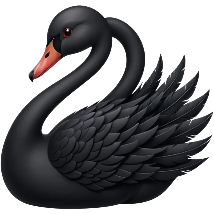 Black swan emoji