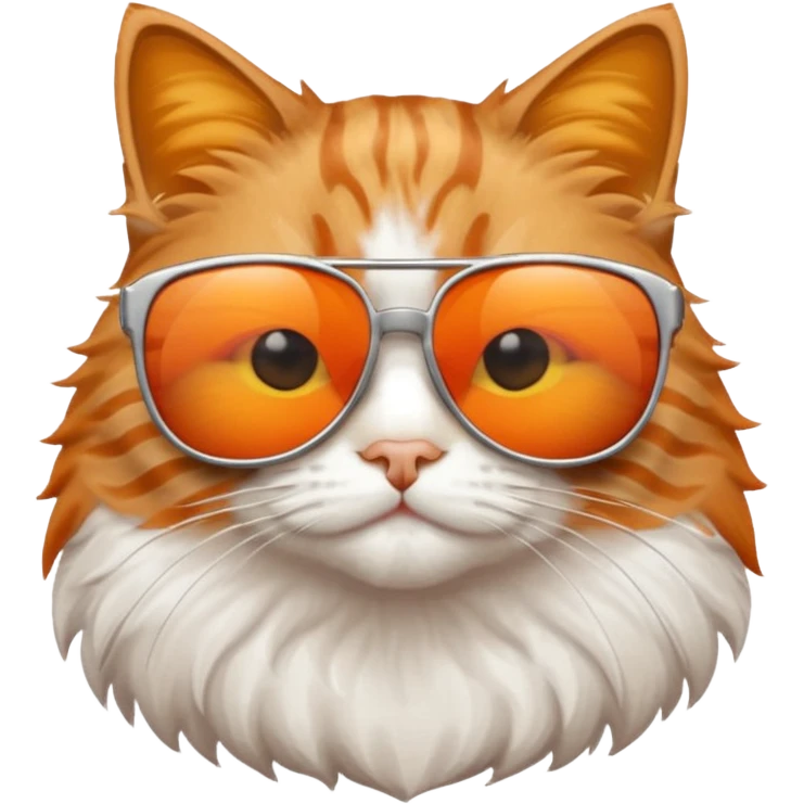 Cat wearing sunglasses emoji