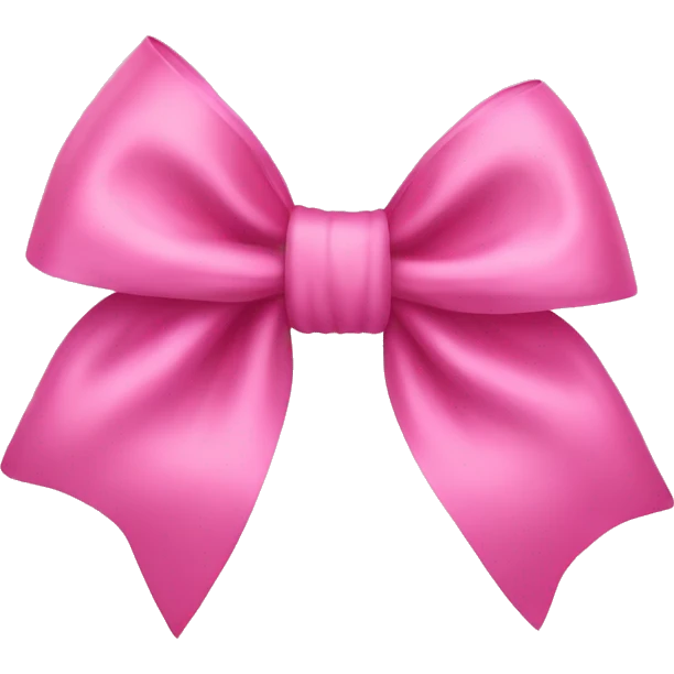 Pretty pink bow emoji
