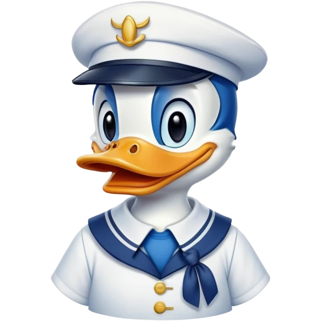 Donald Duck Disney style emoji