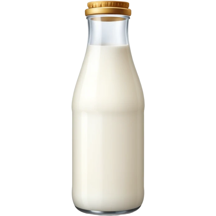 Milk with narrower bottle emoji
