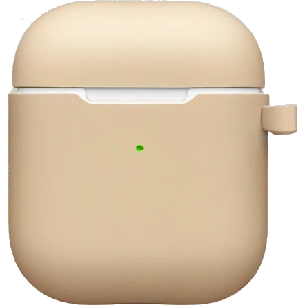 Beige AirPods emoji