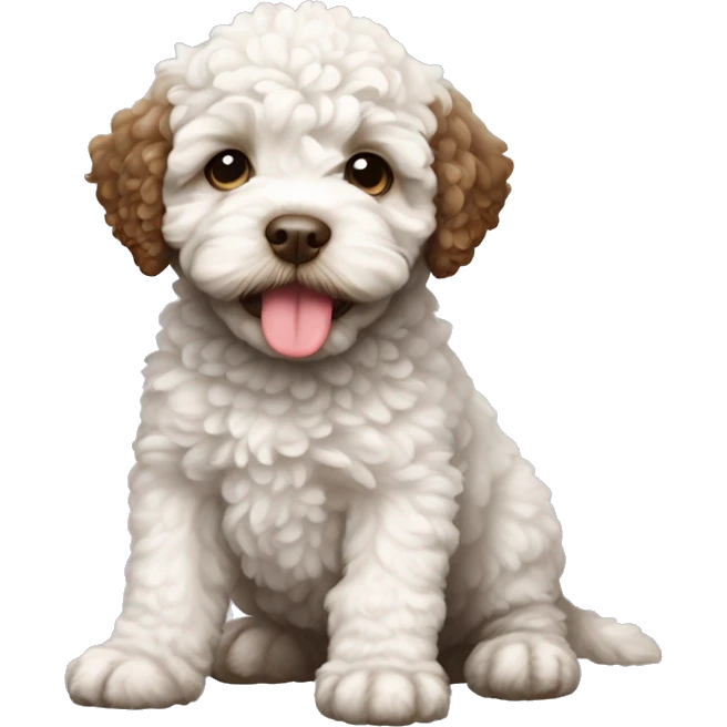 lagotto romagnolo puppy emoji