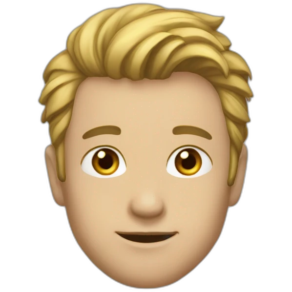 голубой черт emoji