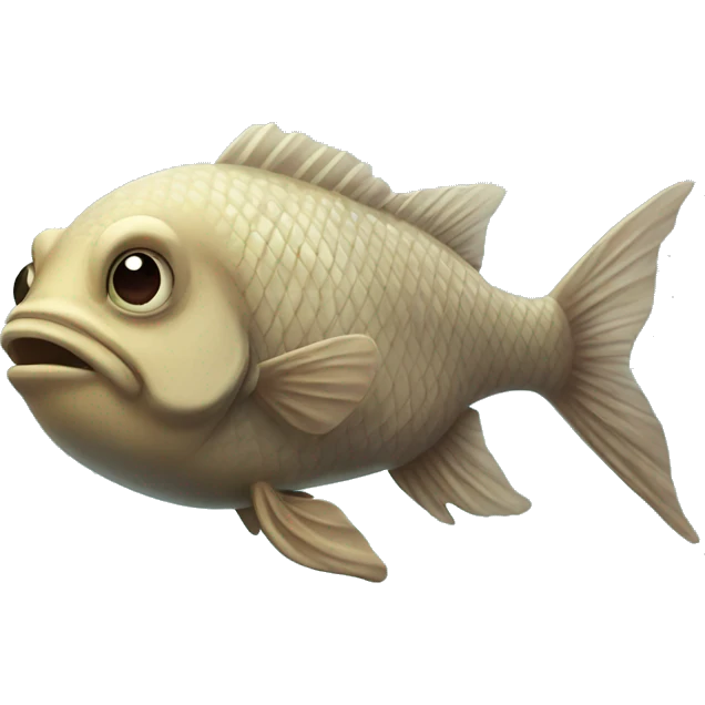 Very old fish emoji