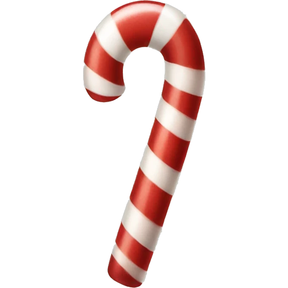 candy cane emoji