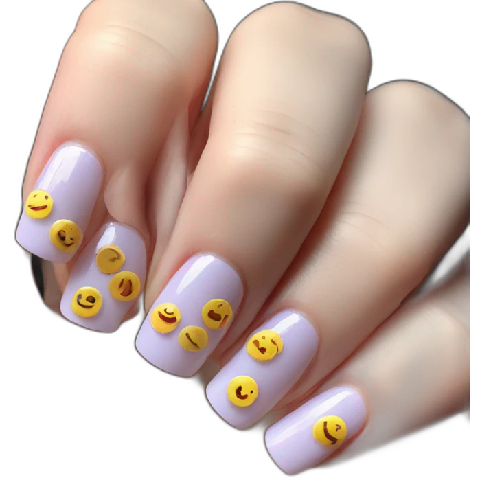 Acrylic nails emoji