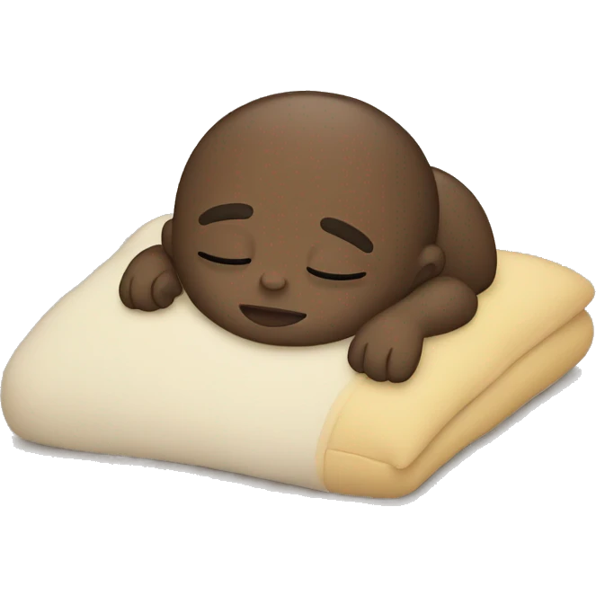 little guy sleeping emoji
