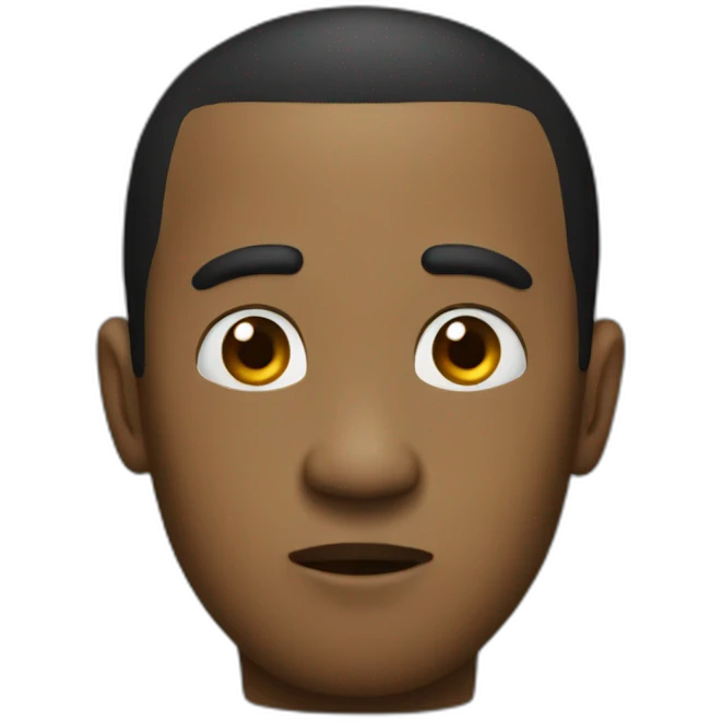 black thonking emoji