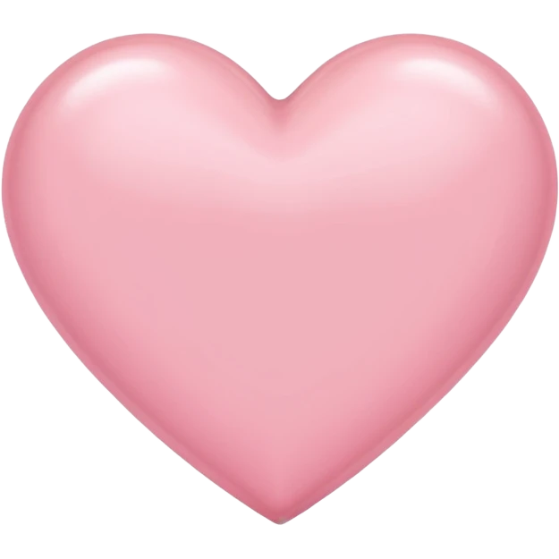 light pink heart emoji