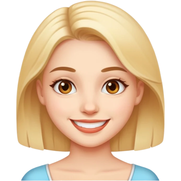 The girl is so beautiful emoji