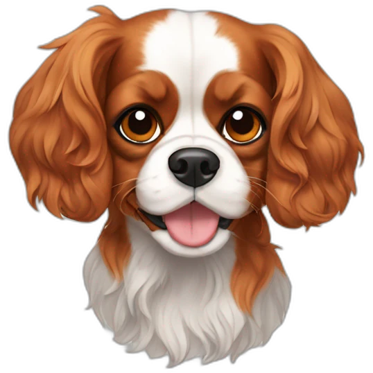 Cavalier King Charles wind  emoji