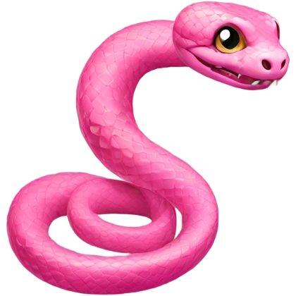 pink snake emoji