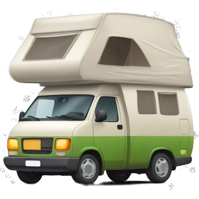 Camping car emoji