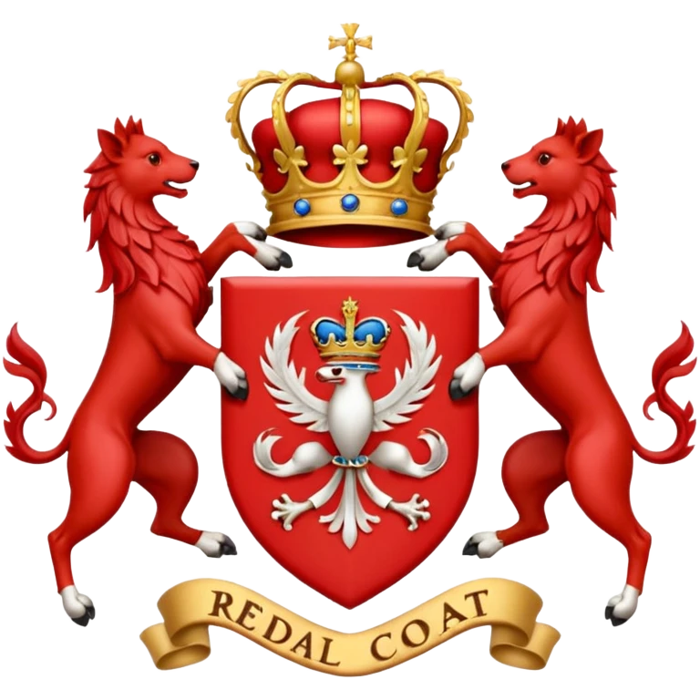 Red Royal Coat of arms emoji
