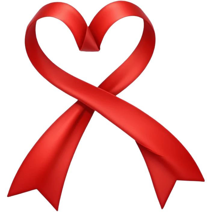 Red ribbon emoji