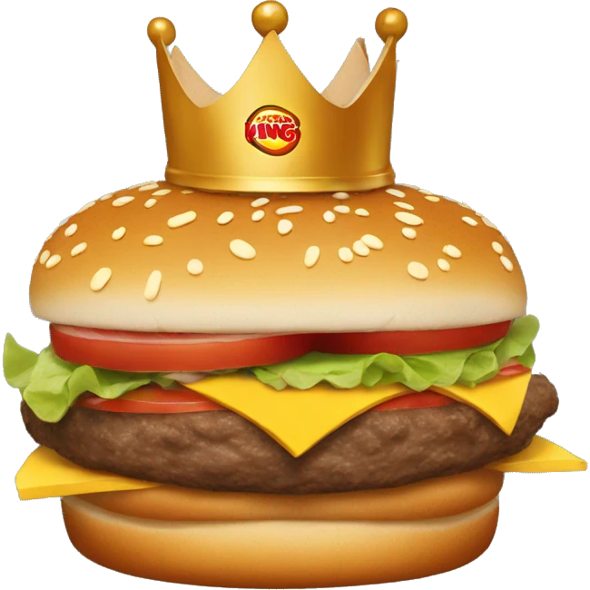 Burger king emoji