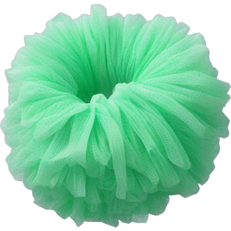 Synthetic mesh loofah emoji