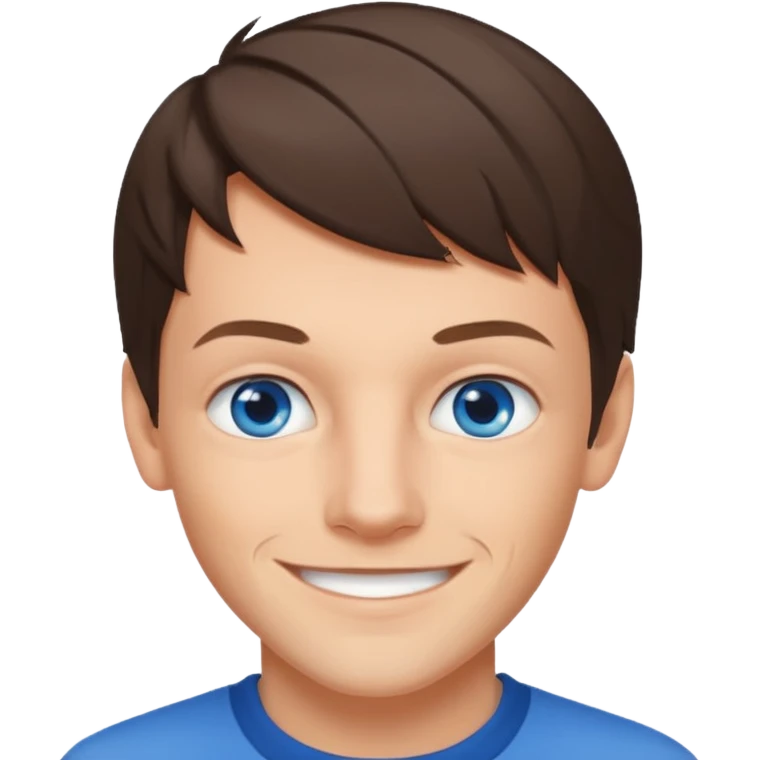 Louis Tomlinson with blue eyes emoji