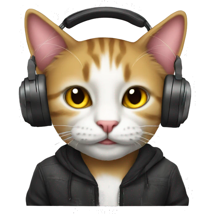 dj cat emoji