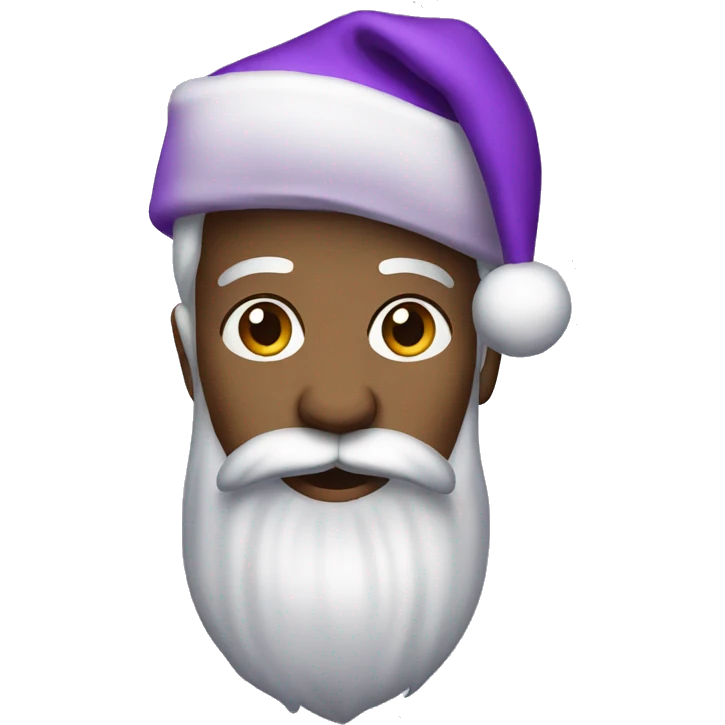 Christmas purple emoji
