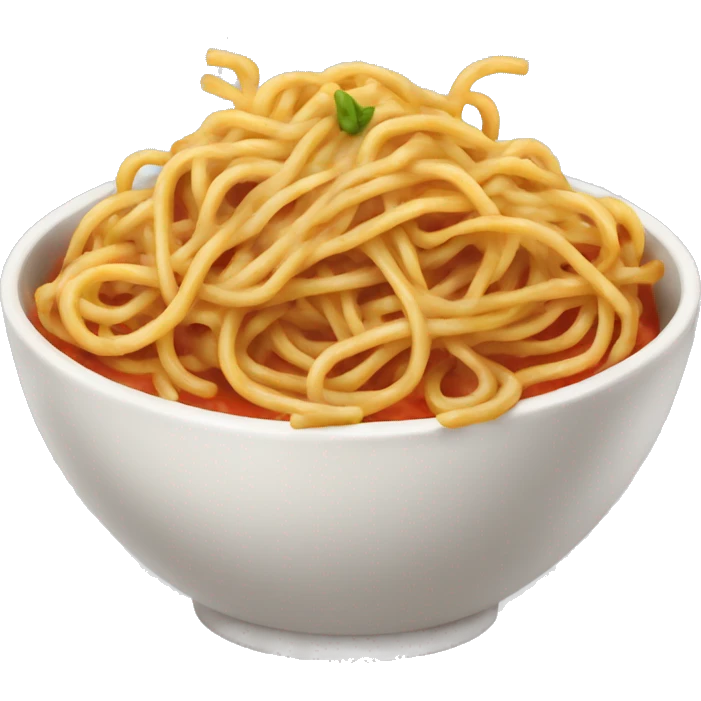 bowl of spaghetti with legs running emoji