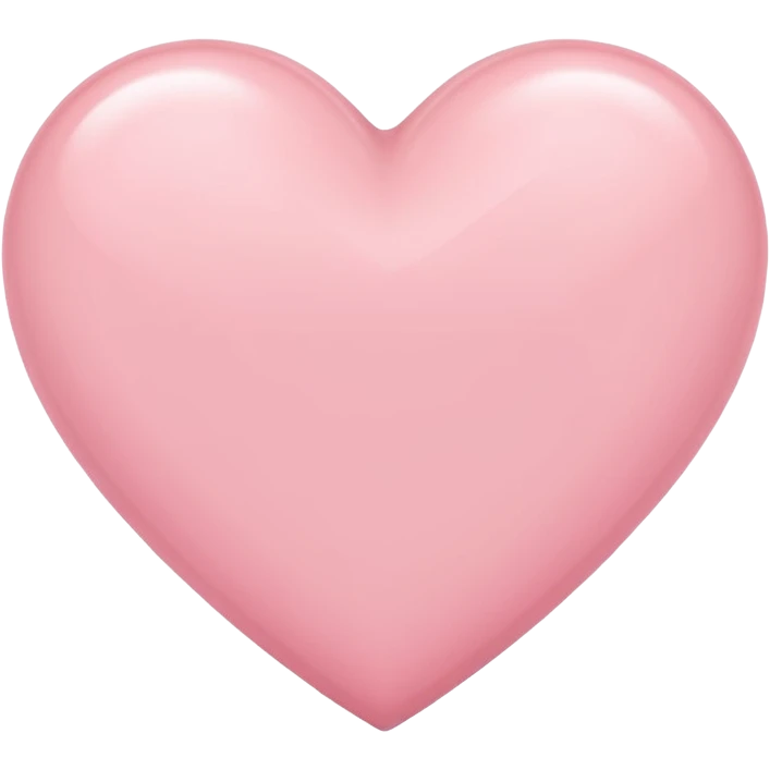 Light pink heart emoji