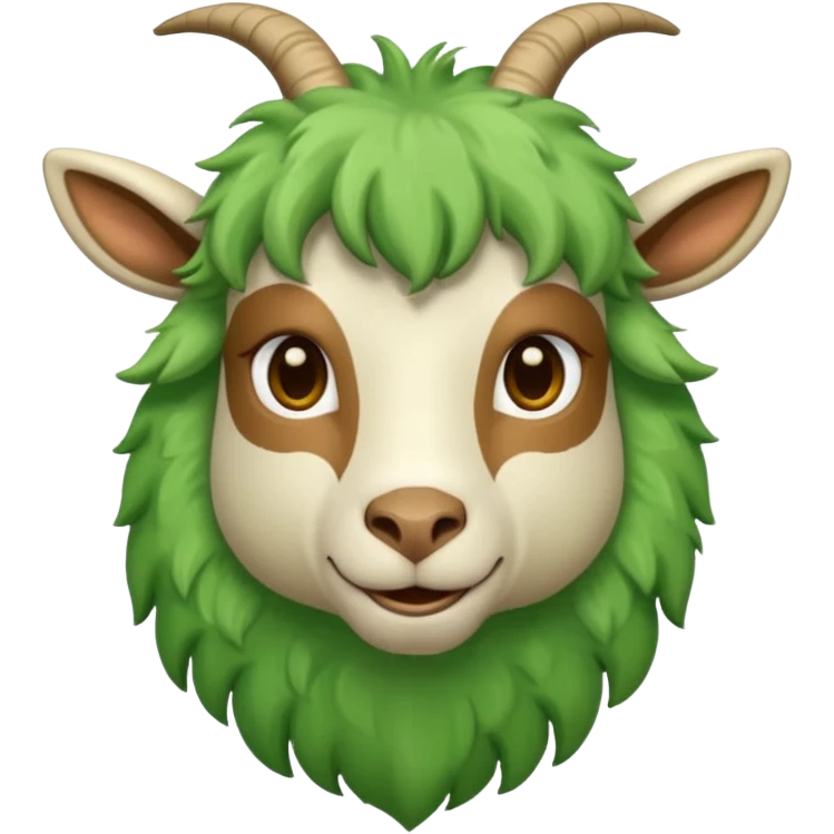 Green goat emoji