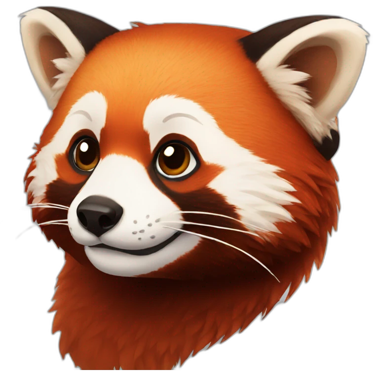head red panda emoji