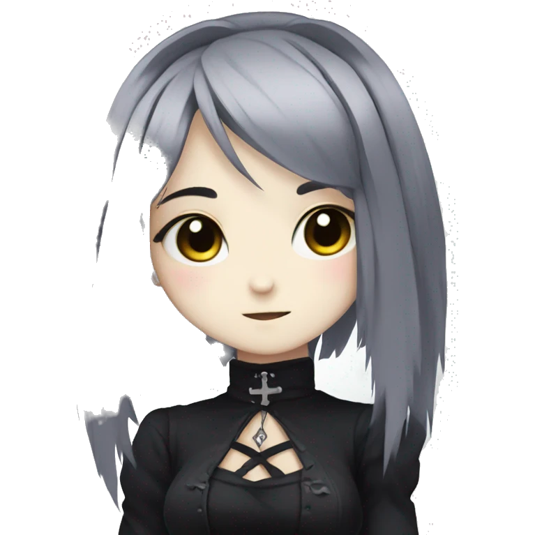 goth bunny girl anime emoji