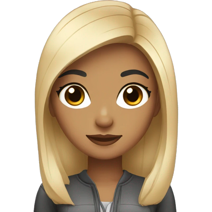 entrepreneurship young woman with black hair emoji