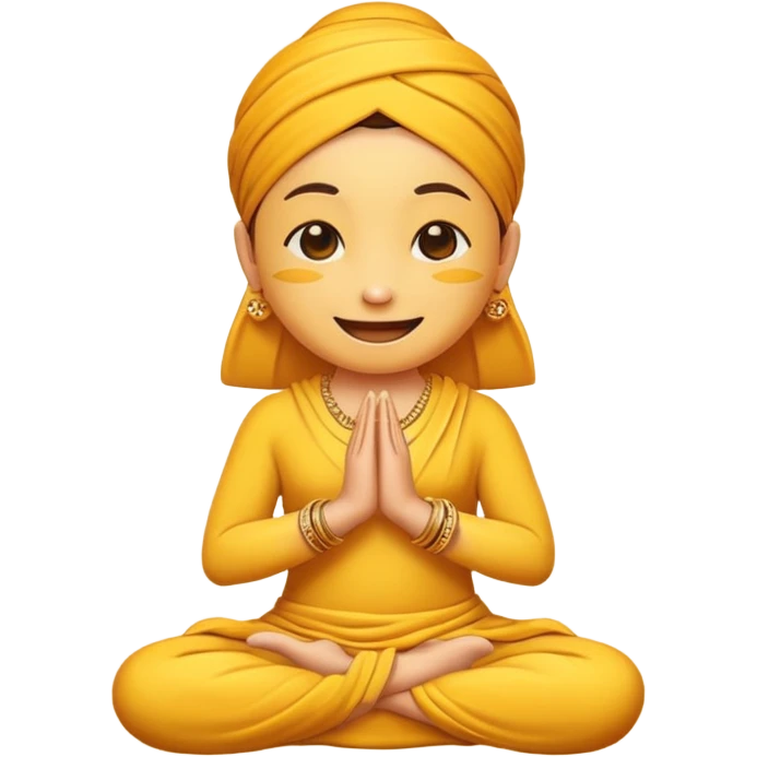 Namaste emoji sticker emoji