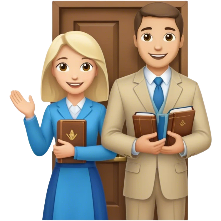 Jehovah’s witnesses door to door emoji