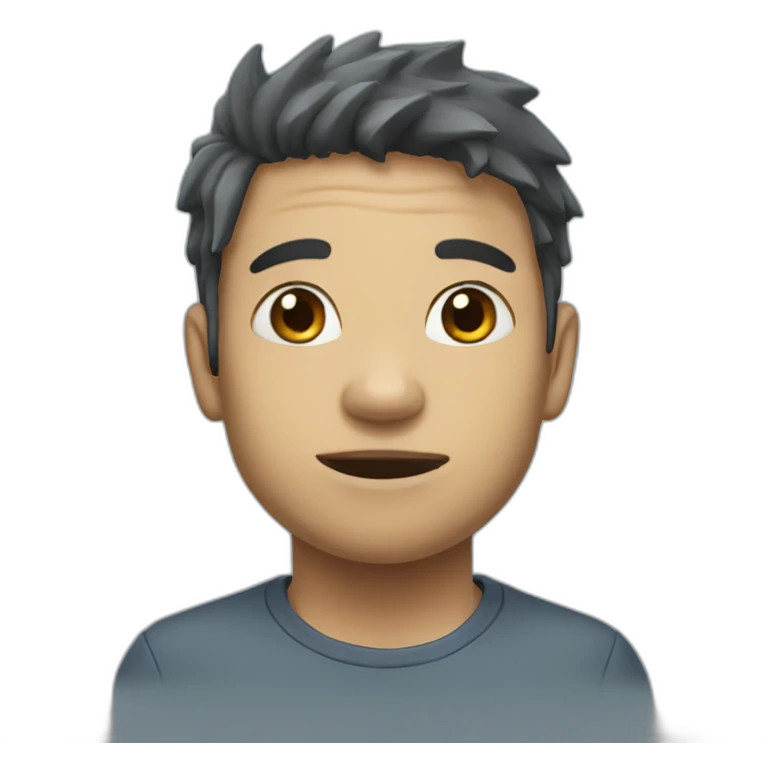 Hybrid shark human emoji