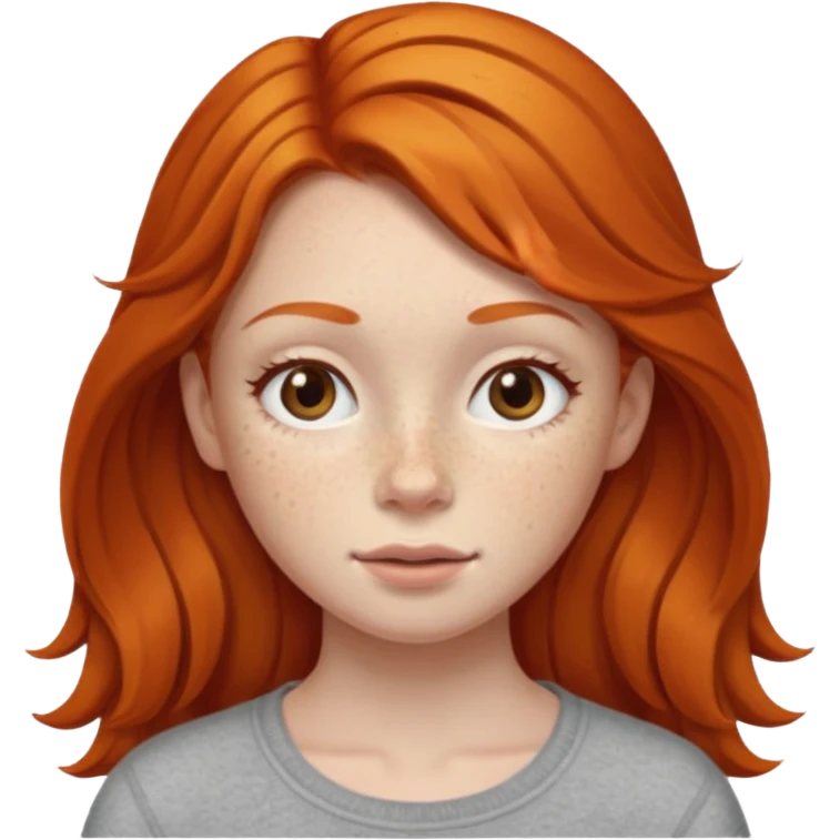 Ginger girl emoji