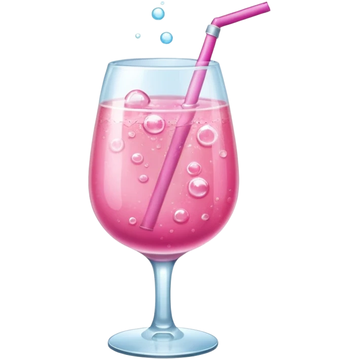 pink drinks emoji