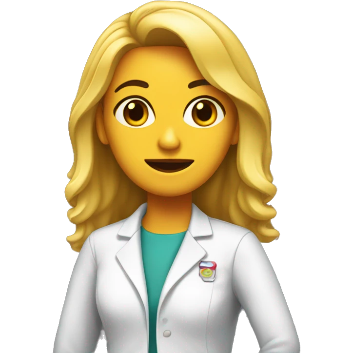 Chica odontóloga  emoji