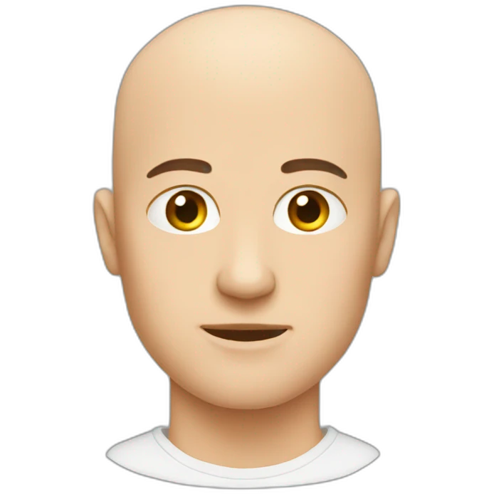 bald head emoji