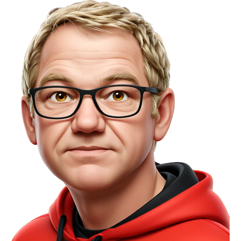 boy in red hoodie portrait emoji