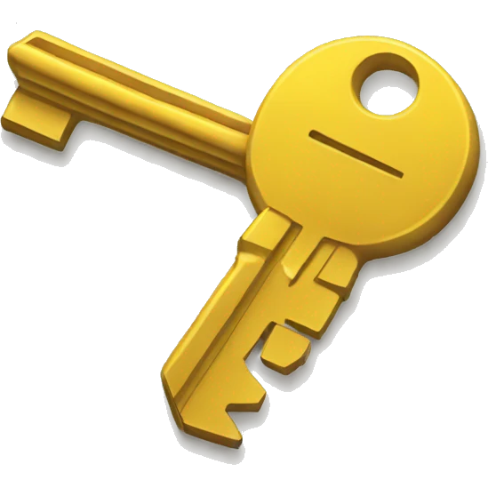 yellow key emoji