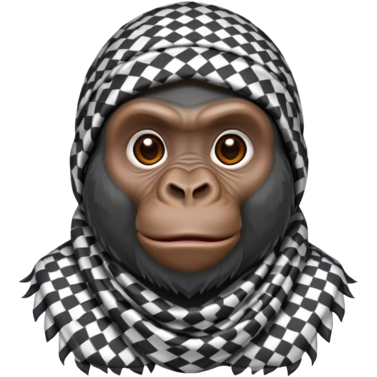 gorilla free palestine emoji