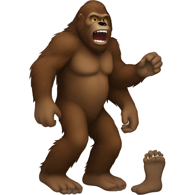Bigfoot emoji