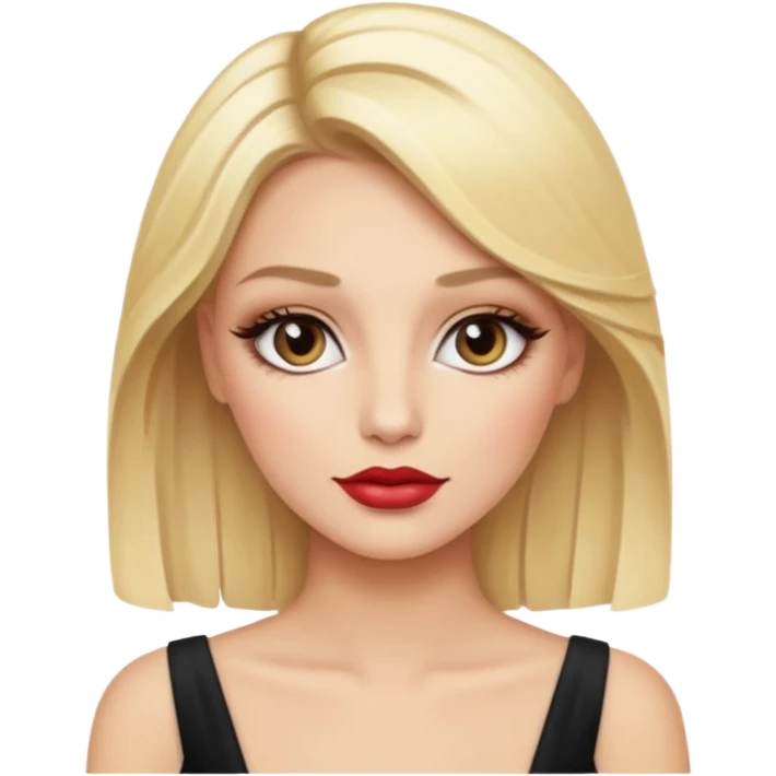 luxury blonde makeup artist  emoji