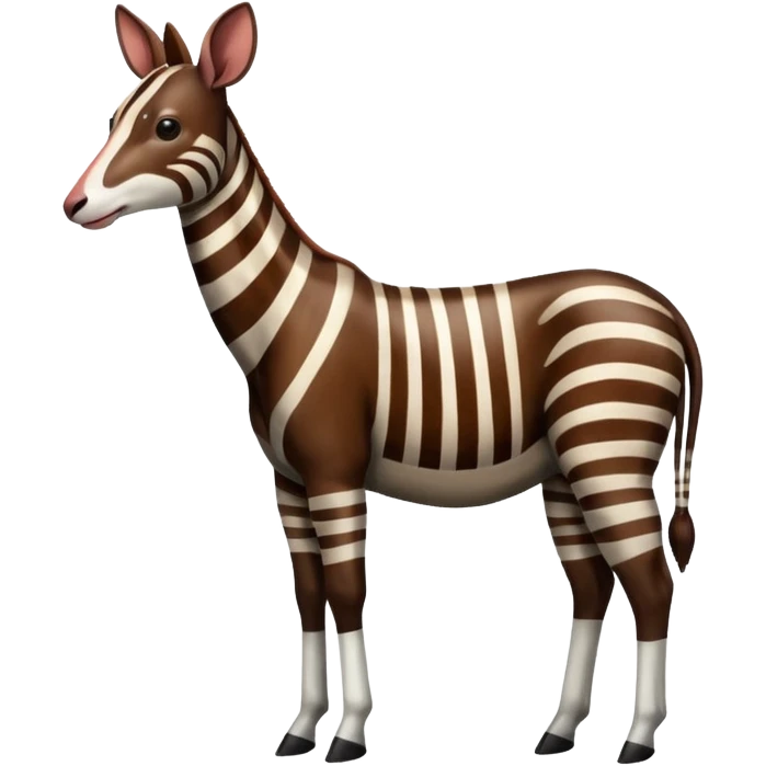 okapi, exotic animal emoji